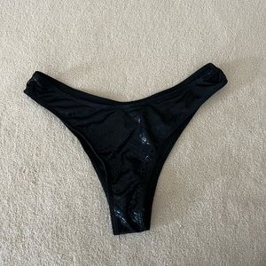 Shein Metallic Snakeskin Bikini Bottom